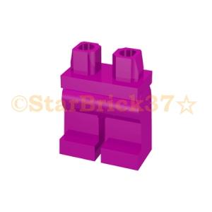 レゴ LEGO 足パーツ ばら売り #970c00 ミニフィグレッグ：マジェンタ｜starbrick37-lego
