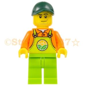 レゴ LEGO シティミニフィグ：ファーマーの男性(30590)