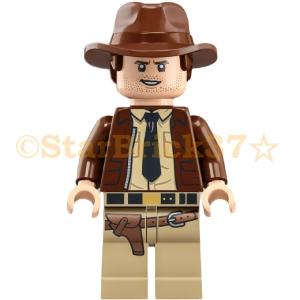 レゴ LEGO インディジョーンズミニフィグ：インディ・ジョーンズ(77012)｜starbrick37-lego