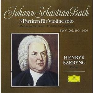 ヘンリク・シェリング / J.S.バッハ：無伴奏ヴァイオリンのためのパルティータ全曲 [CD]
