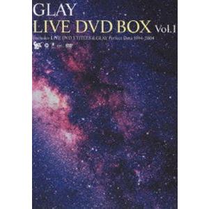 GLAY／LIVE DVD BOX Vol.1（includes LIVE DVD 3TITLES ＆ GLAY Perfect Data 1994-2004） [DVD]