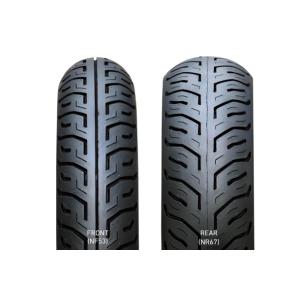 NOB 2.25-17 4PR チューブタイプ 雪道用スパイクタイヤ バイク