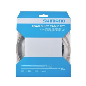 SHIMANO(シマノ) OT-SP41 ROAD ステンレス シフトケーブルセット ブラック Y60098022｜starcycletokyo-pro