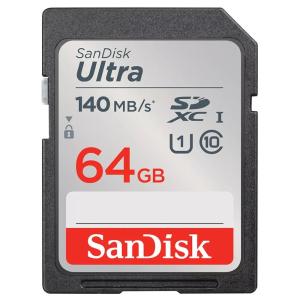 SDXC 64GB サンディスク SDカード SanDisk UHS-I U1 Ultra Class10 クラス10 R:140MB/s SDSDUNB-064G-GN6IN｜starfocus