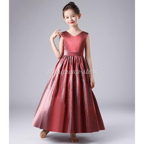 発表会 ドレス ジュニア 演奏会 フォーマル 結婚式 フィッシュテールドレス キッズドレス 七五三 ...