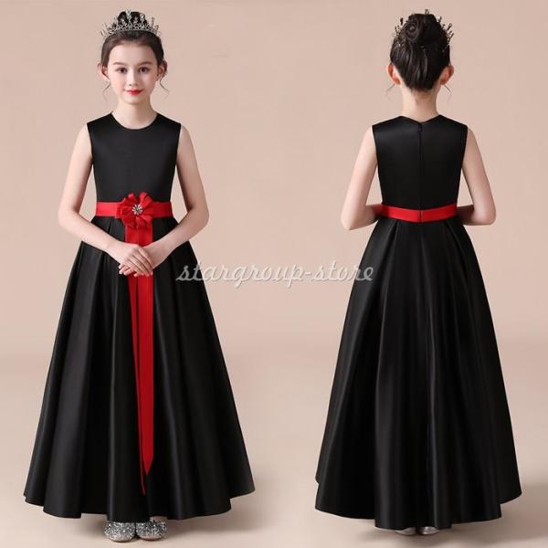 ピアノ 発表会 ドレス ジュニア 演奏会 フォーマル 結婚式 フィッシュテールドレス キッズドレス ...