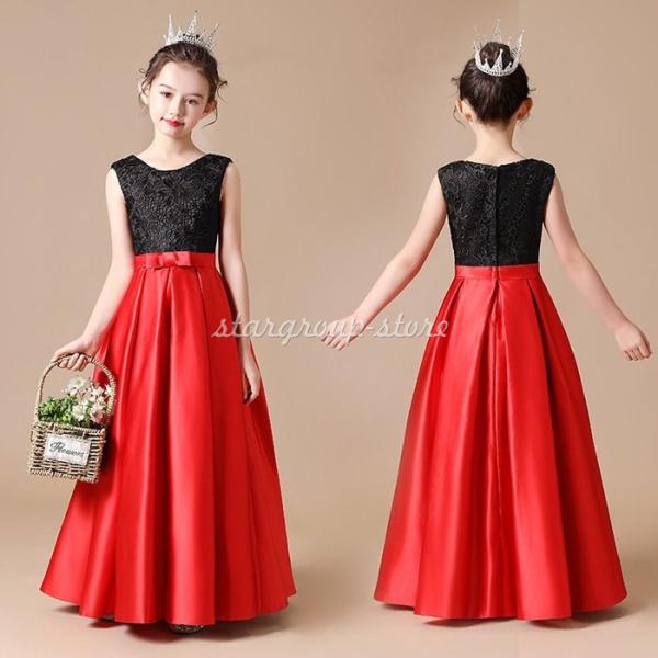 ピアノ 発表会 ドレス ジュニア 演奏会 フォーマル 結婚式 フィッシュテールドレス キッズドレス ...