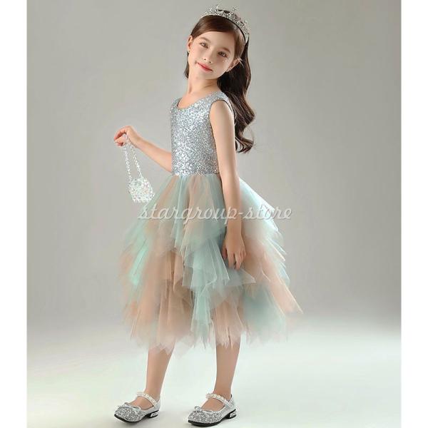 ピアノ 発表会 ドレス ジュニア 演奏会 フォーマル 結婚式 フィッシュテールドレス キッズドレス ...