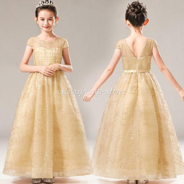 ピアノ 発表会 ドレス ジュニア 演奏会 フォーマル 結婚式 フィッシュテールドレス キッズドレス ...