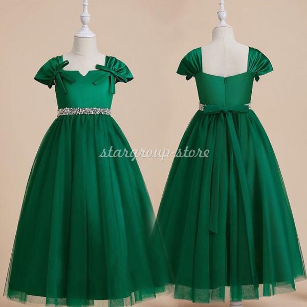 ピアノ 発表会 ドレス ジュニア 演奏会 フォーマル 結婚式 フィッシュテールドレス キッズドレス ...