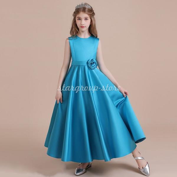 発表会 ドレス ピアノ ドレス ジュニア 演奏会 フォーマル 結婚式 フィッシュテールドレス キッズ...