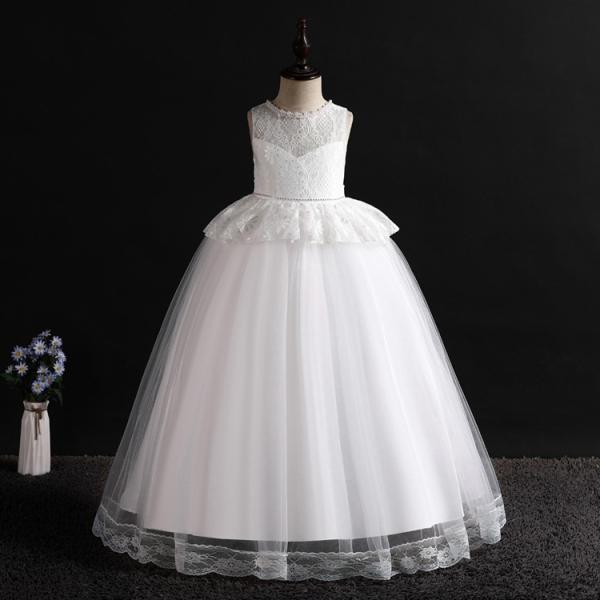 ジュニア 発表会 子供 ドレス キッズ コンクール衣装 女の子 ロングドレス 子供 ドレス ピアノ発...