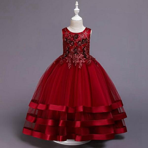 子供ドレス ピアノ発表会 ワンピース フラワーガール 発表会 結婚式 女の子 パーティドレス フォー...