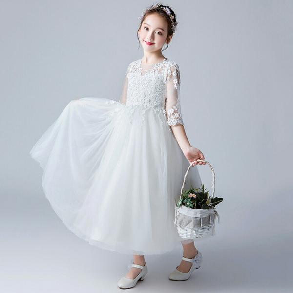 子供ドレス ピアノ 発表会 ドレス 女の子ドレス 110 1 130 140 150 160 演奏会...