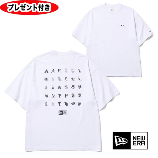 半袖 オーバーサイズド コットン Tシャツ MLBチームロゴ ホワイト tシャツ 14410063 ...