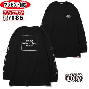 RUDIE'S ロンｔ ルーディーズ 86132 CAPTIVE GOOD VIBRATION LS-T 流雨泥異頭 長袖 コットン ロゴ tシャツ ロングスリーブ カットソー プレゼント付｜starjack