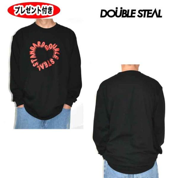 ダブルスティール 長袖ｔシャツ ロンｔ DOUBLE STEAL ハートロゴ 長袖Tシャツ 944-...