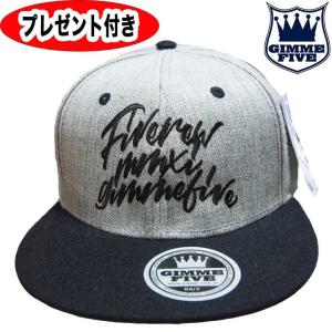 ギミーファイブ GIMME FIVE snapback スナップバック　キャップ　スライドアジャスター ストリート ウェア gimmefive 帽子 OTTO フリーサイズ｜starjack