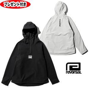 リバーサル　reversal　rv23aw304 AW 4WAY STRETCH ANORAK HOODIE パーカー　裏フリース　アノラック　　プルオーバーパーカー ストレッチ　フーディ｜starjack