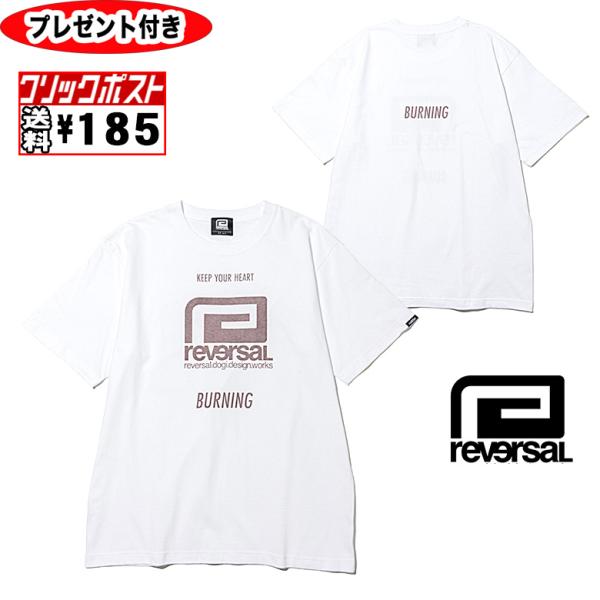 rv24aw001　リバーサル tシャツ BURNING BIG MARK COTTON TEE r...