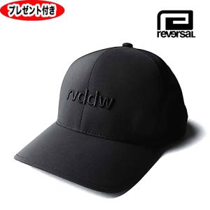 リバーサル キャップ FLEXFIT DELTA〓 ADJUSTABLE CAP 180A フレックスフィット ビッグマーク reversal BB  帽子 ブラック BLACK 黒  スナップバック  rvft002｜starjack