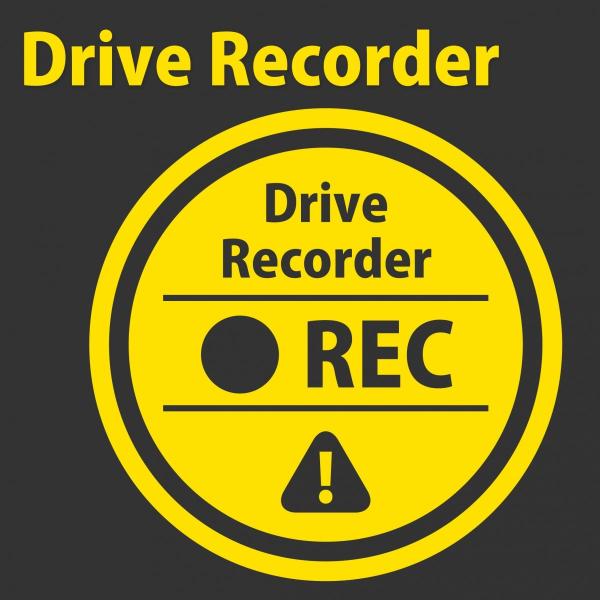 Drive Recorder　ドライブレコーダーステッカー　サークル　お試しサンプル付