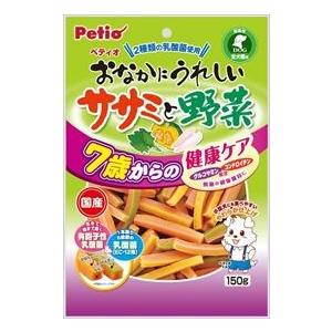 ヤマヒサペット用品 おなかにうれしい ササミと野菜 7歳からの健康ケア 150g