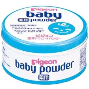 薬用ベビーパウダー ブルー 缶 150g ＊医薬部外品 ピジョン
