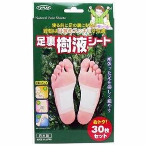 トプラン 足裏樹液シート 30枚 ＊東京企画販売 TO-PLAN