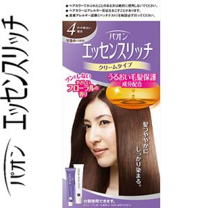 パオン エッセンスリッチクリーム 4- やや明るい栗色 40g+40g ＊医薬部外品 ヘンケル PAON｜starmall