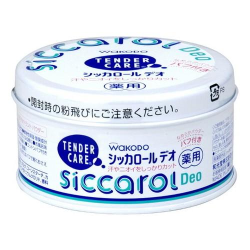 薬用シッカロール デオ パフ付 140g ＊医薬部外品 アサヒグループ食品