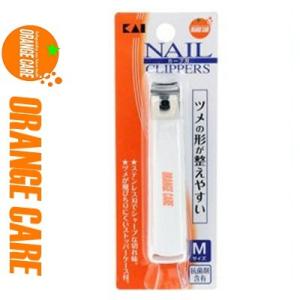 オレンジケア 貝印 爪切り Mサイズ 1個 ＊オレンジケア ORANGE CARE｜starmall