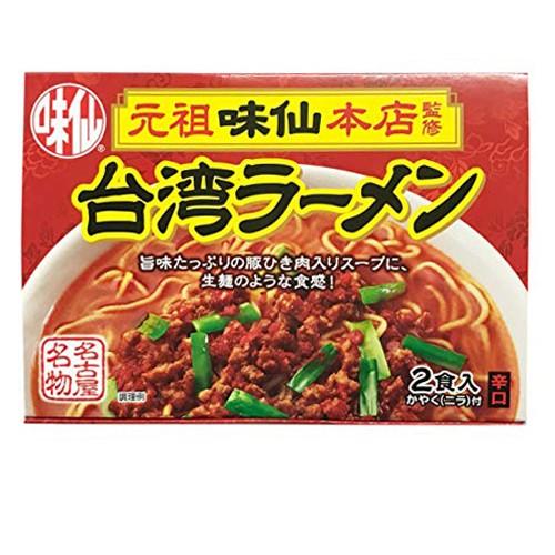 送料無料（北海道・沖縄を除く）「名古屋名物」コーミ　味仙　元祖台湾ラーメン　(かやく、生めん2食入り...