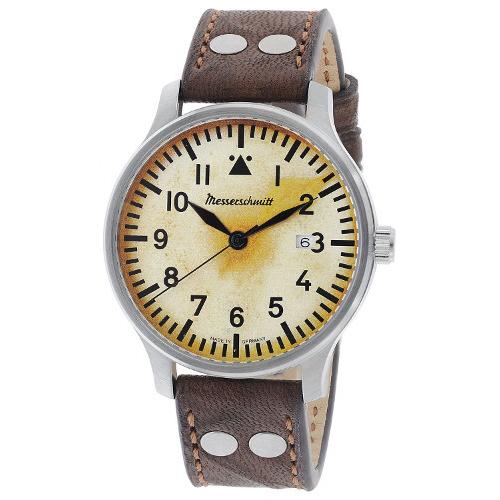 メッサーシュミット by アリスト Messerschmitt ウォッチ レザーベルト 腕時計 メン...