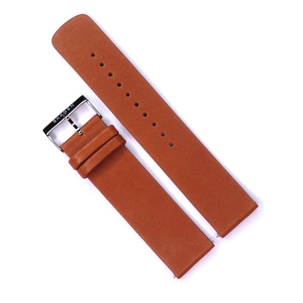 純正ベルト Skagen スカーゲン SKW6738 レザーバンド ストラップ 時計ベルト バンド ...