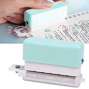 Forahome ルーズリーフパンチ 6穴 A5/B5/A4対応 ペーパーパンチ