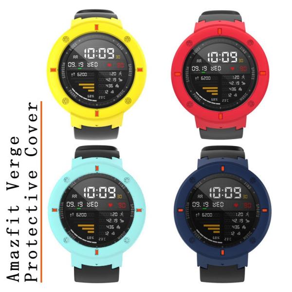 【春セール35%OFF】 Amazfit Verge スマートウォッチ 専用保護カバー カラー対応 ...