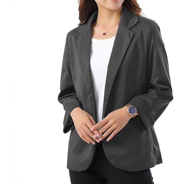 レディース 黒ジャケット テーラード ブレザー