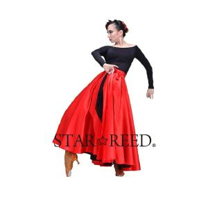 lsk07 フラメンコ 衣装 水玉フリルロングスカート6603# 1位受賞 全16色