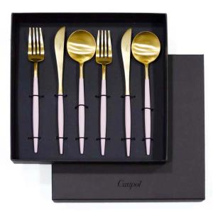 Cutipol カトラリーセット ゴールド レッド 楽天市場】Cutipol クチポール GOA ディナーセット レッド