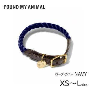 FOUND MY ANIMAL犬用首輪 ＆リードM blue jeansカラー starry_fma0-022-211108