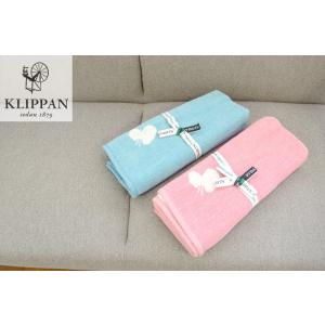 送料無料 KLIPPAN / クリッパン コットンブランケット CHOUCHO 70×90cm　/ ...