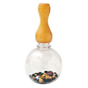ベビー用玩具 ガラガラ TOY Grip with Globe Bottle - トイグリップ / オイル仕上げMokuNeji / モクネジ｜starry