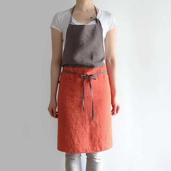 フルエプロン Lino e Lina A1071 カリーナ タロッコ  【ホーム】