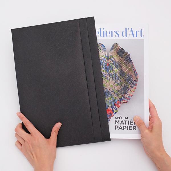 フラットA4 SIWA 紙和 4色 ファイル A4カバー【ホーム】【ビジネス雑貨】