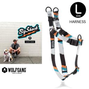 犬 ハーネス ウルフギャング WOLFGANG BigShock Harness（L size 胴囲：50〜76cm）アメリカンメイド クロネコゆうパケット対応｜starry