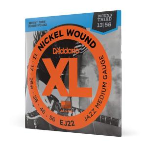 D'Addario ダダリオ エレキギター弦 ニッケル Jazz Medium .013-.056 EJ22 国内正規品｜stars-select