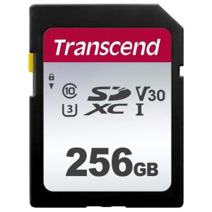 Transcend SDカード 256GB UHS-I Class10 ブラック(最大転送速度95MB/s) TS256GSDC300S｜stars-select