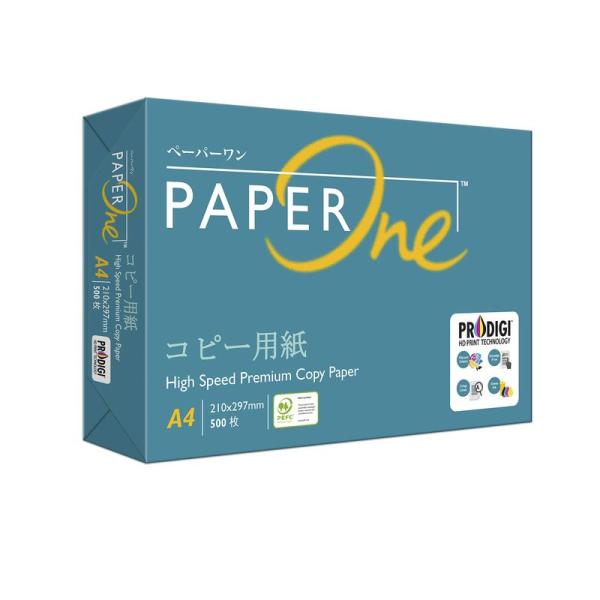 高白色コピー用紙 PaperOne コピー用紙 A4 500枚 紙厚0.09mm 大量印刷向き PE...
