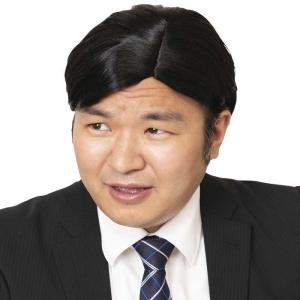 カツランド 七三分け ブラック ウイッグ wig サラリーマン ダサい おじさん 部長 男女兼用 メンズ 男性用 かつら カツラ コスプレ コスチューム ハロウィン 仮装